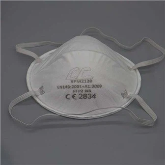 Máscara facial com filtro de carbono descartável