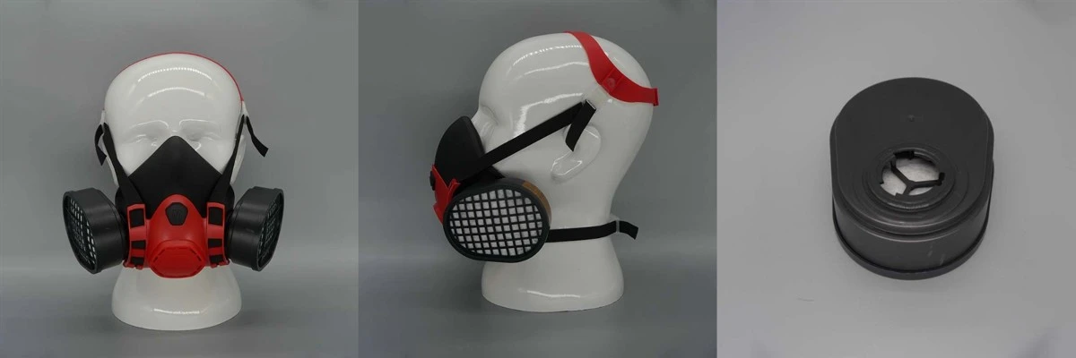 half mask respirator on display half mask respirator on display